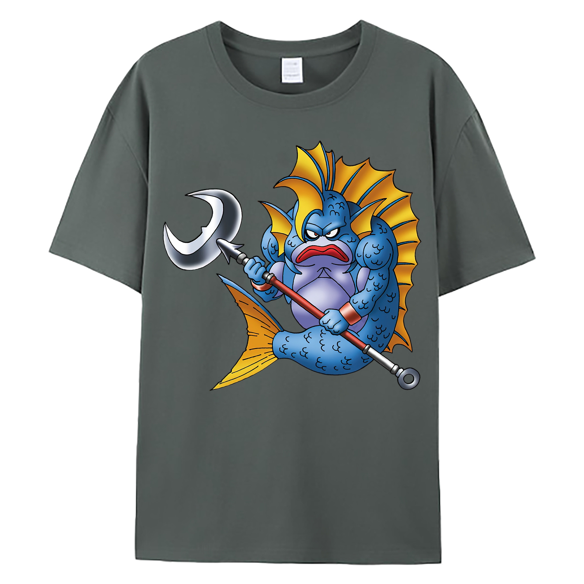 （画像用） ドラゴンクエスト Doragon Kuesuto Dragon Quest 綿100％ メンズ半袖Tシャツ｜肌触りやわらか＆通気性